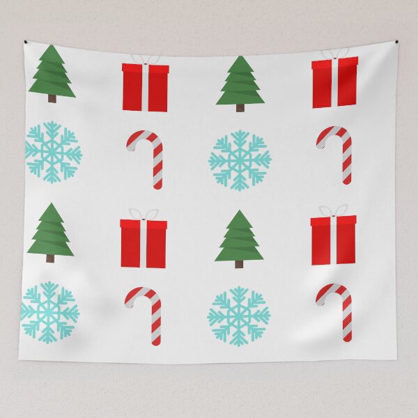 Item preview, Various Christmas Decoration Pattern Vector Drawing designed and sold by AlexMancic.