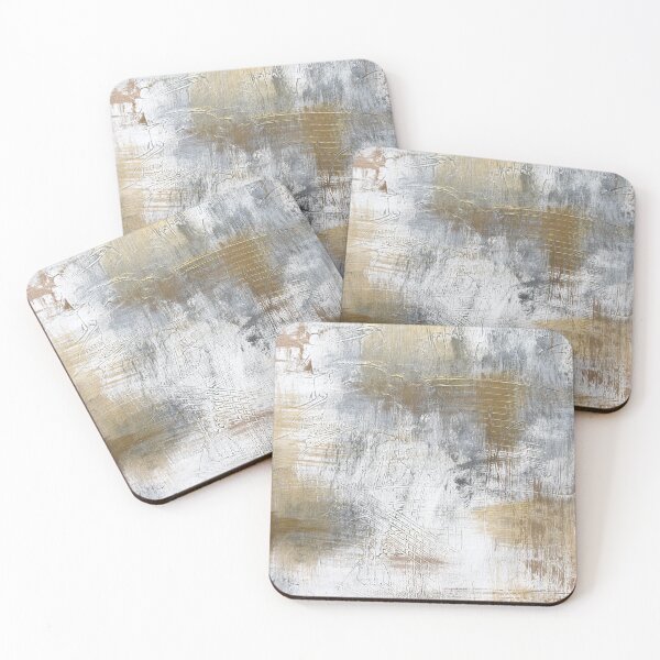 Item preview, Gold And Grey Textures A3 designed and sold by Jean Plout.