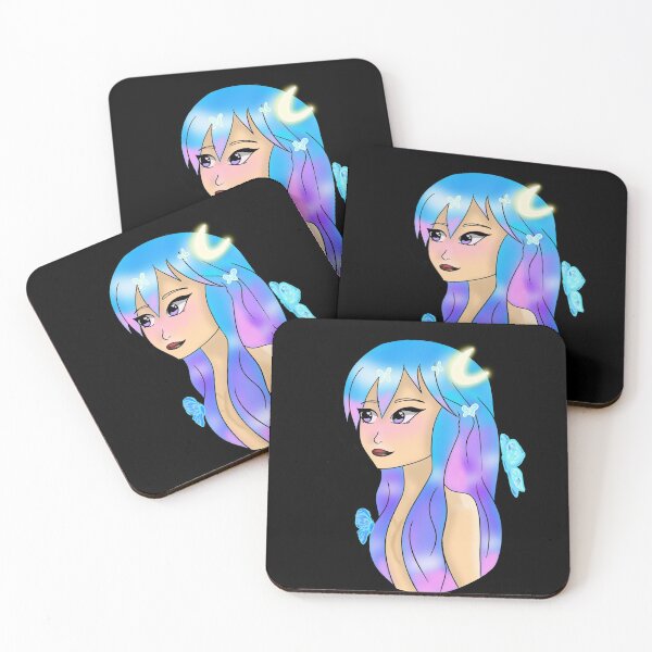 Item preview, Luna, the shy blue haired girl by  princessane designed and sold by Montse Martí L..