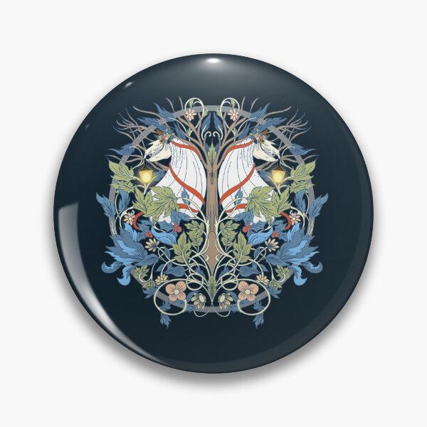 Item preview, William Morris Style Mari Lwyd wassail designed and sold by skullsandsheets.