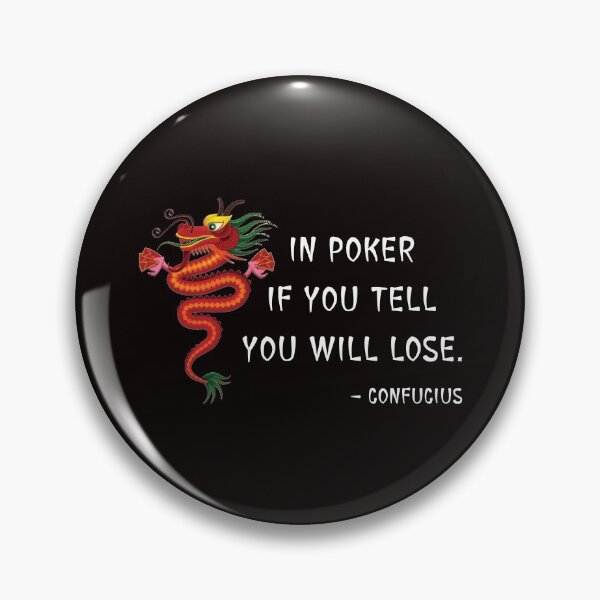 Item preview, Poker Tell by Confucius designed and sold by PokerDay.