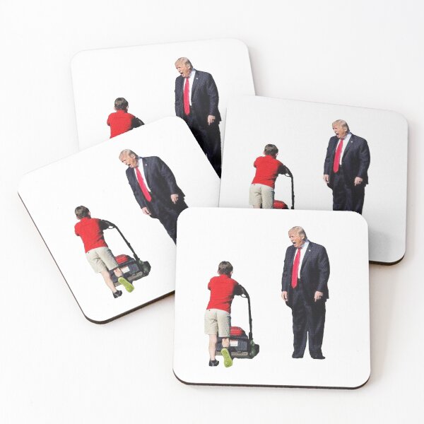 Item preview, Donald Trump Funny Yelling At Kid Lawnmowing designed and sold by sidehustle44.