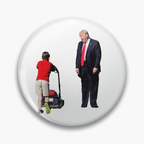 Item preview, Donald Trump Funny Yelling At Kid Lawnmowing designed and sold by sidehustle44.