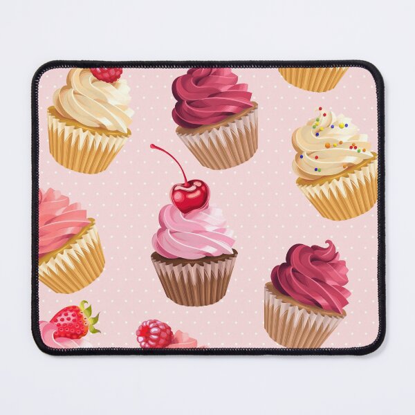 Item preview, Delicious Pink Retro Cupcakes designed and sold by newburyboutique.