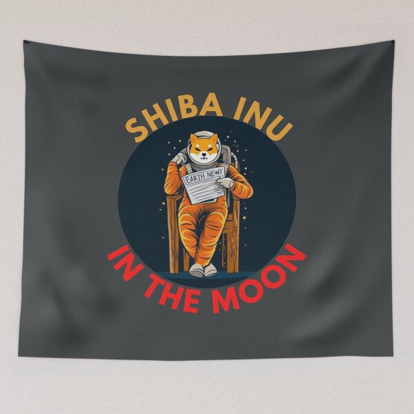 Item preview, shiba inu to the moon designed and sold by VinCut.