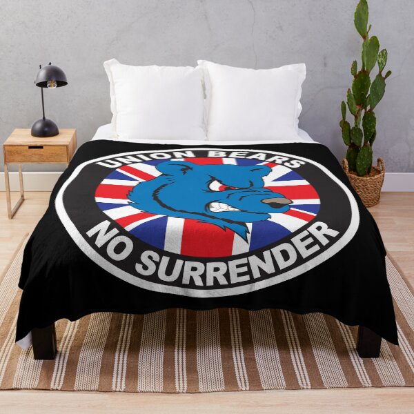 Union Bears - Rangers Throw Blanket