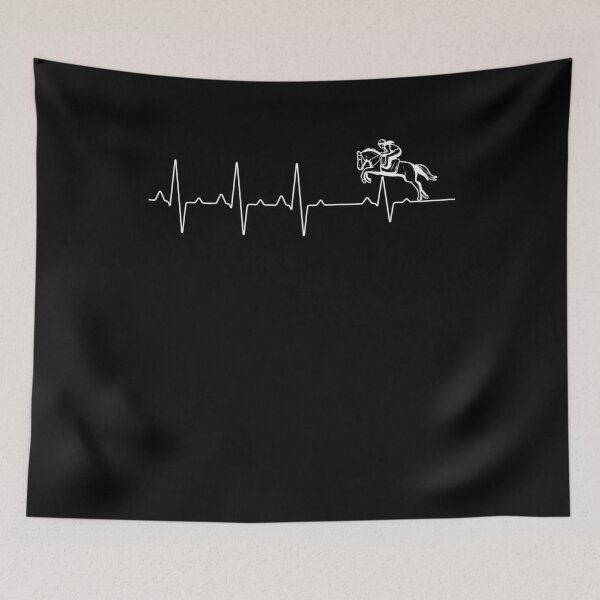 Item preview, Horse Jumping EKG | Horseback Riding designed and sold by BananaKivi.