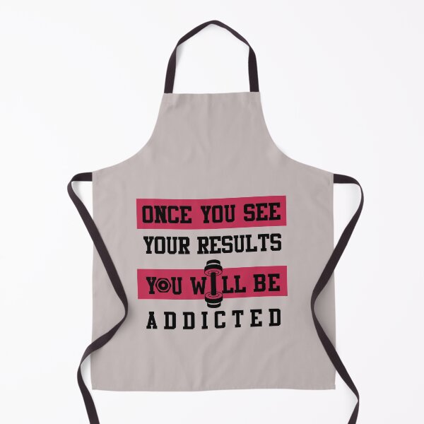 Item preview, Once you see results it becomes addiction - motivation for fitness lovers designed and sold by PastaPrint.