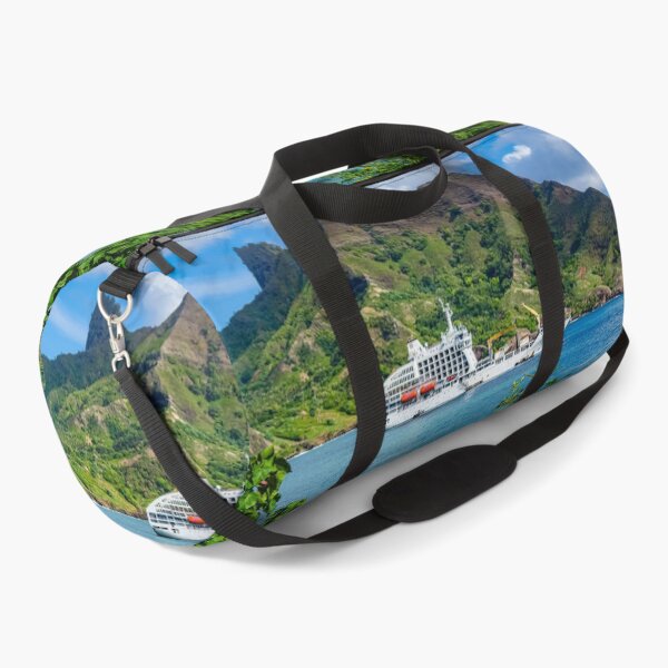 Item preview, Vessel anchored in Puamau Bay, Hiva Oa, Marquesas Islands designed and sold by Lyl Dil Creations.