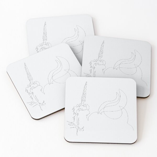 Item preview, All I want is a Unicorn Line Art designed and sold by Abstract-Artist.