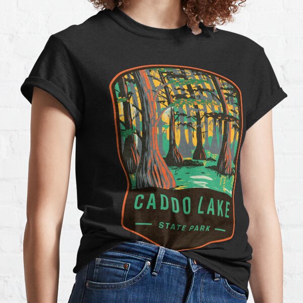 Caddo Lake Texas Louisiana, T-Shirt Small / Navy