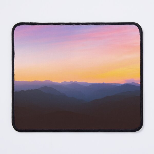 Item preview, Beautiful Purple Orange Sunset Mountains  designed and sold by newburyboutique.