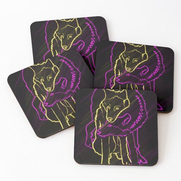 Item preview, Neon wolves designed and sold by soldesign72.