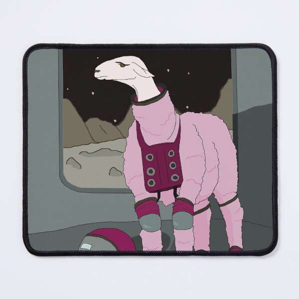 Item preview, Space sheep in light purple space suit designed and sold by lclkrist.
