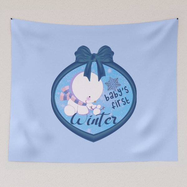 Item preview, Baby’s First Winter - Maternity & Baby Wear (Blue/Purple) designed and sold by PawsitiveMum.