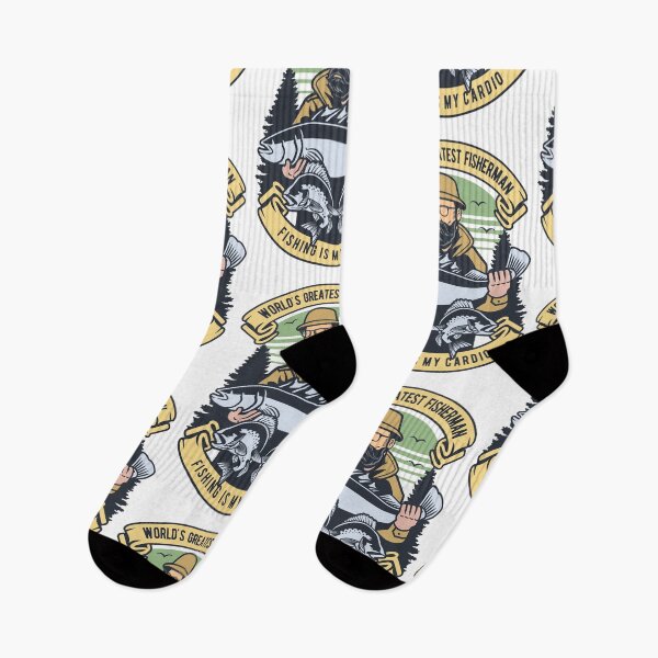 Item preview, Fisherman. Fishing is my cardio. designed and sold by BeeMeCreative.