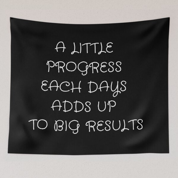 Item preview, A Little Progress Each Day Adds Up To Big Results designed and sold by jassine11.