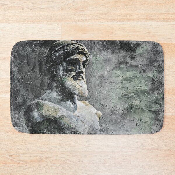 Item preview, Olympian God Poseidon of Ancient Greece painting designed and sold by ClassicalGreece.