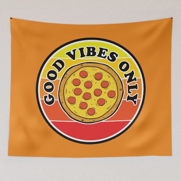 Item preview, Good vibes pizza designed and sold by LaurasNature.