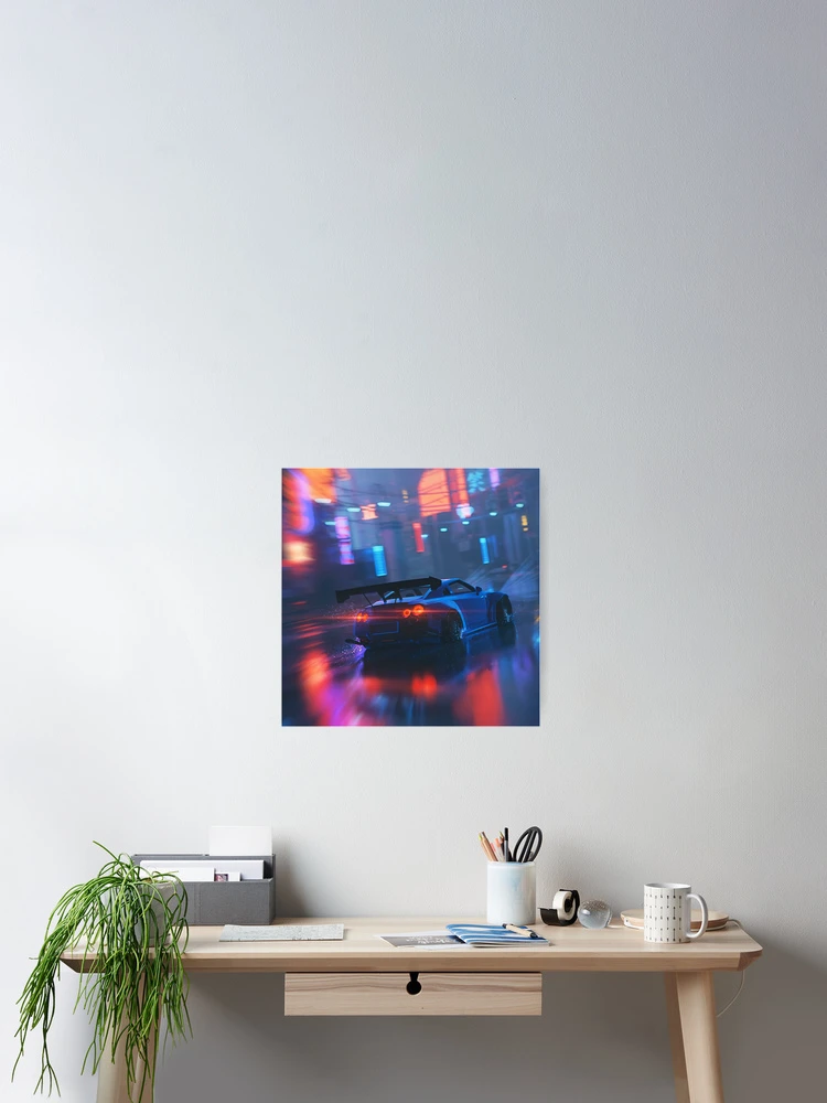 Thumbnail 2 of 3, Poster, Street Racing designed and sold by MorningFive.
