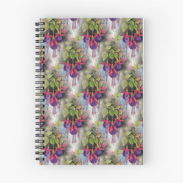 Item preview, Fuchsia Watercolour Artwork Pattern designed and sold by Oirabot.