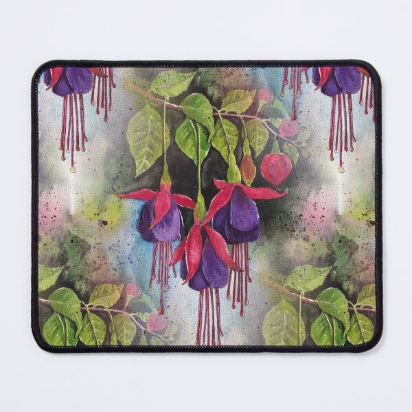 Item preview, Fuchsia Watercolour Artwork Pattern designed and sold by Oirabot.