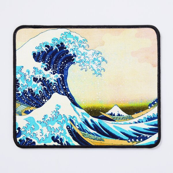 Item preview, Great_Wave_off_Kanagawa2 restored painting designed and sold by ARabbitHole.