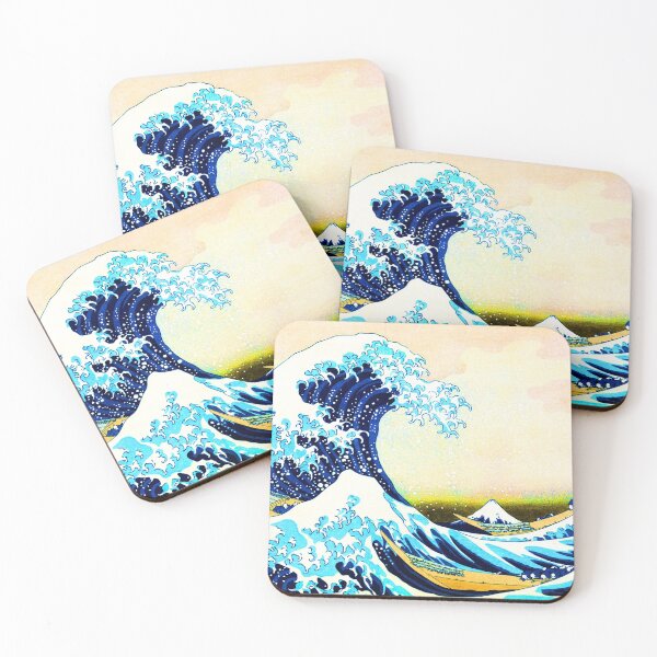Item preview, Great_Wave_off_Kanagawa2 restored painting designed and sold by ARabbitHole.