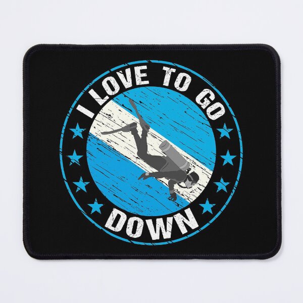Item preview, I Love To Go Down Funny Scuba Diving designed and sold by Jmack40.