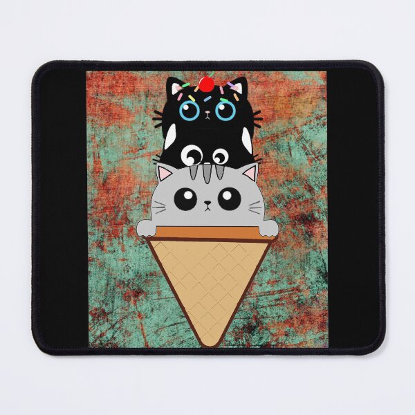 Item preview, Cute Ice Cream Cats Cat Lover designed and sold by Layla Art.
