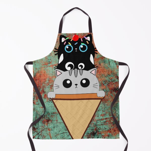 Item preview, Cute Ice Cream Cats Cat Lover designed and sold by Layla Art.
