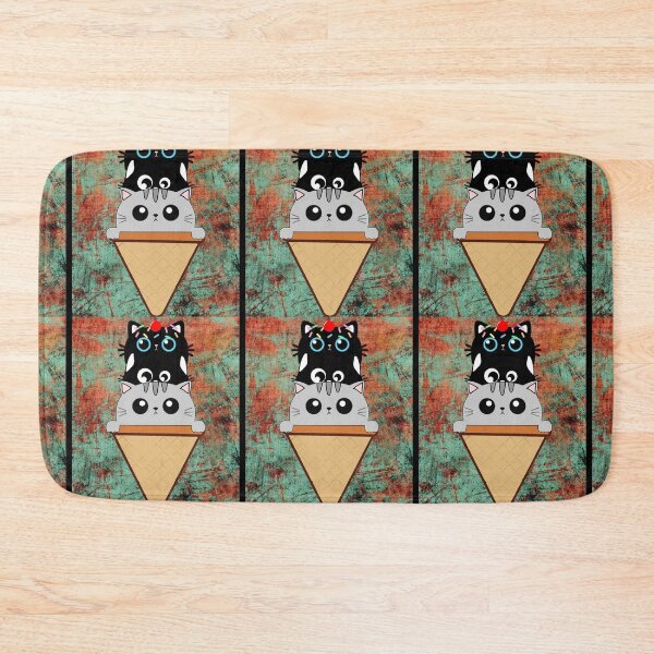 Item preview, Cute Ice Cream Cats Cat Lover designed and sold by Layla Art.