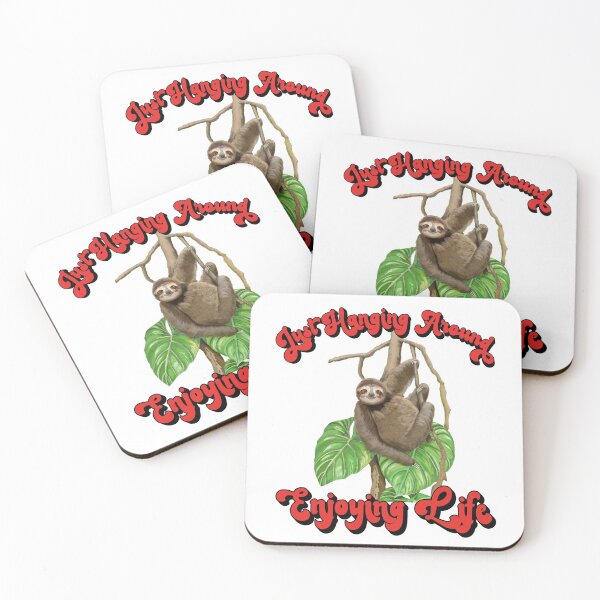 Item preview, Happy Sloth Just Enjoying Life in the Tree designed and sold by TJHstudio.