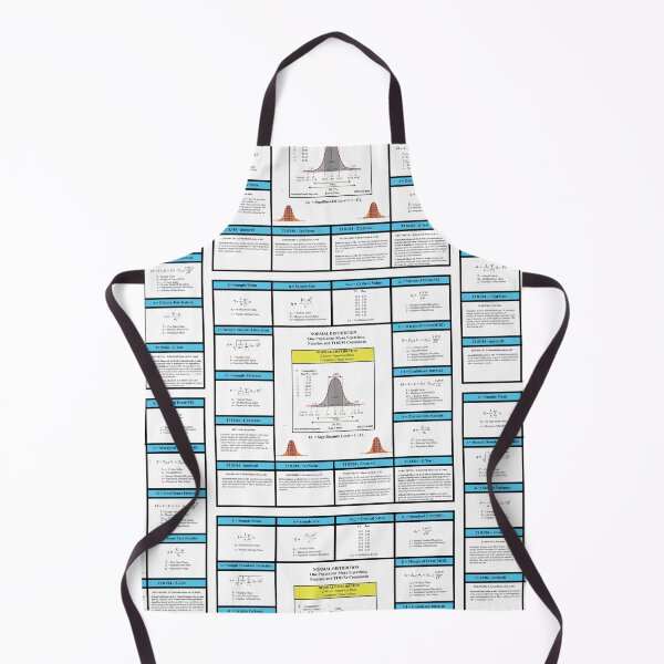 Item preview, AP Statistics Review CheatSheet: The StatisticsMatrix at Redbubble designed and sold by Mark Stansberry.