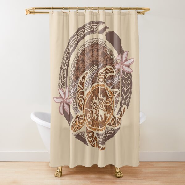 LMA 180cm Floral Fantasy Fabric Shower Curtain & 3 Piece Toilet Cover