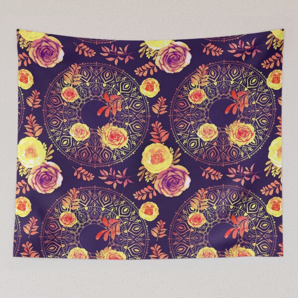 Item preview, Spring Mandalas and Roses Bright Garden designed and sold by sandpaperdaisy.