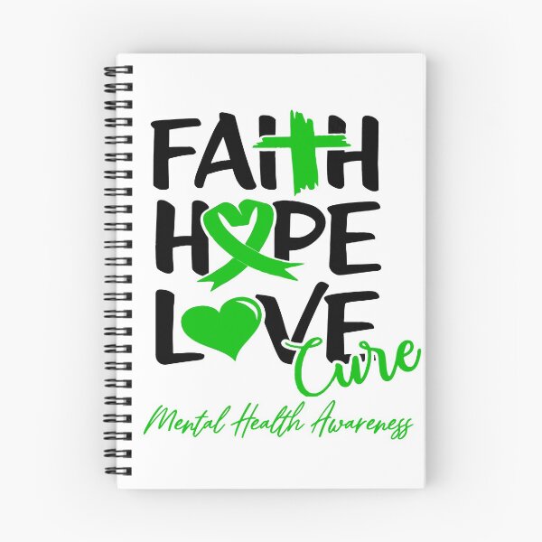 Item preview, Faith Hope Love Cure Mental Health Awareness designed and sold by Grooffos.