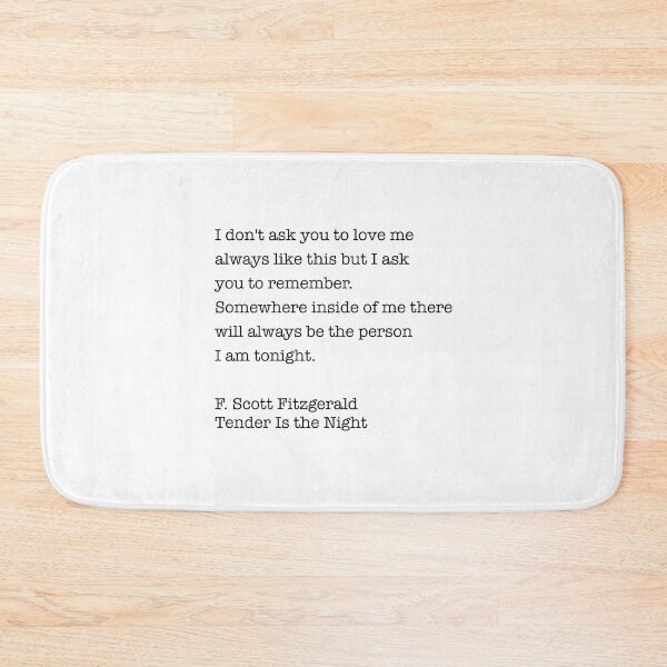 Item preview, F. Scott Fitzgerald Love Quote  designed and sold by corbrand.