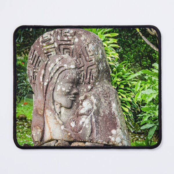 Item preview, Stone carving featuring Mary and Jesus designed and sold by Lyl Dil Creations.