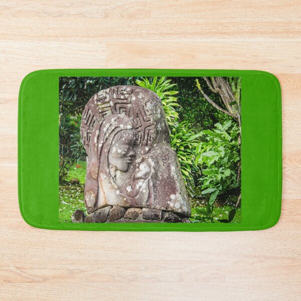 Item preview, Stone carving featuring Mary and Jesus designed and sold by Lyl Dil Creations.