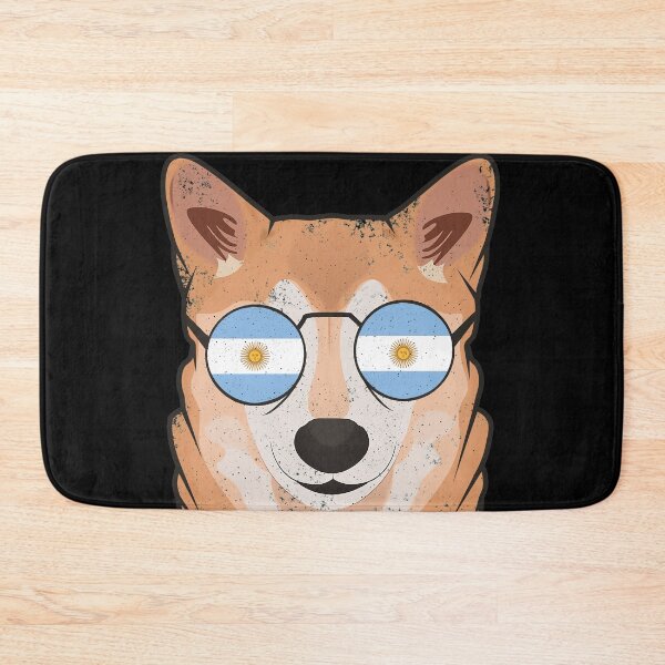 Item preview, Vintage Patriotic Shiba Inu Argentina Flag designed and sold by feether-store.