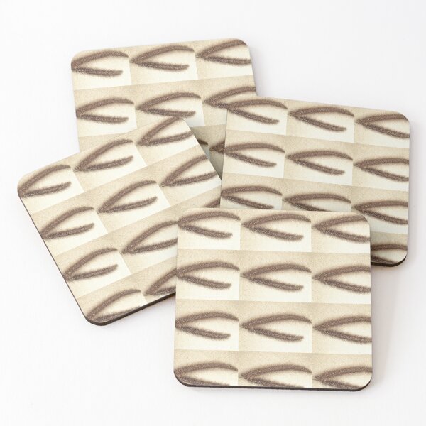 Item preview, Brown Cat's Tails In A V-Shape on A Light Bronze Textured Background designed and sold by Lurline Halliman.