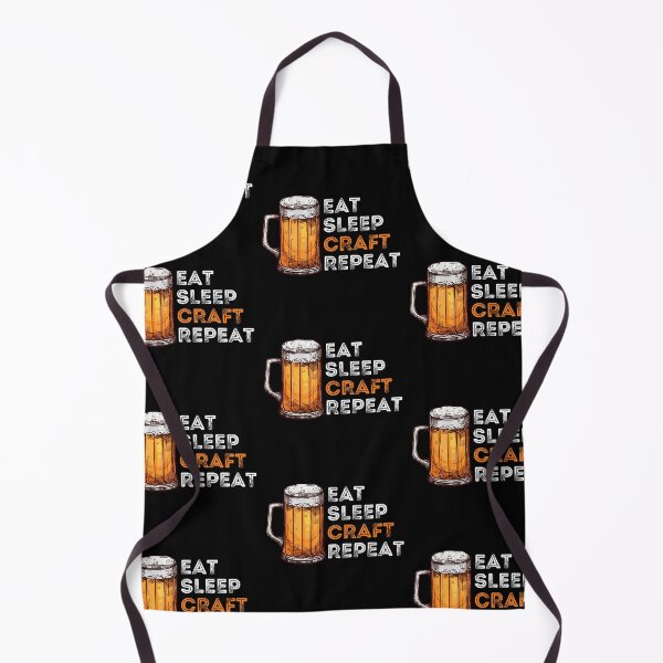 Item preview, Eat Sleep Craft Repeat, Eat Sleep Craft Beer Repeat, Funny Beer Lover Print designed and sold by Auntieck.