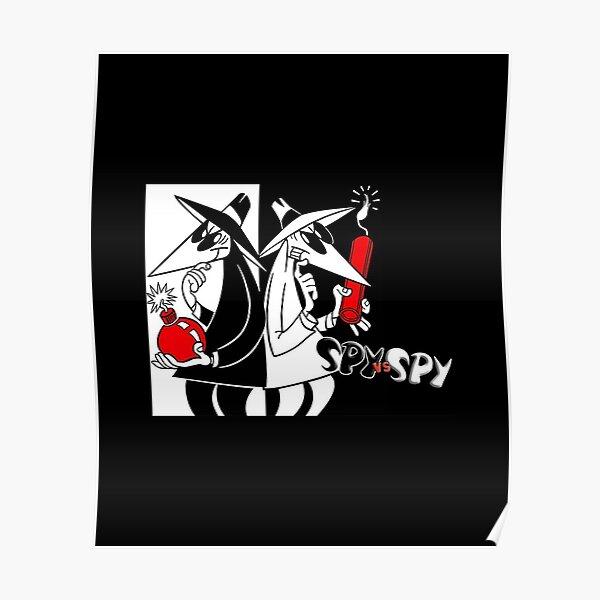 "Spy Vs Spy" Poster by IQTees Redbubble
