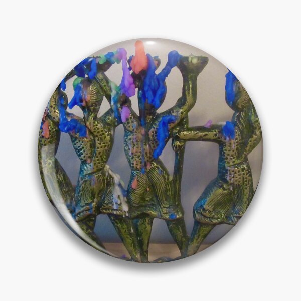 Item preview, My menorah after the eight candles have burned down designed and sold by Shulie1.