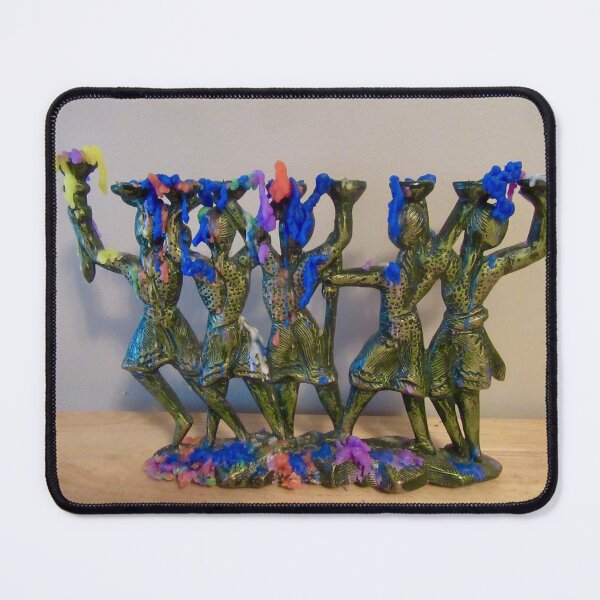 Item preview, My menorah after the eight candles have burned down designed and sold by Shulie1.