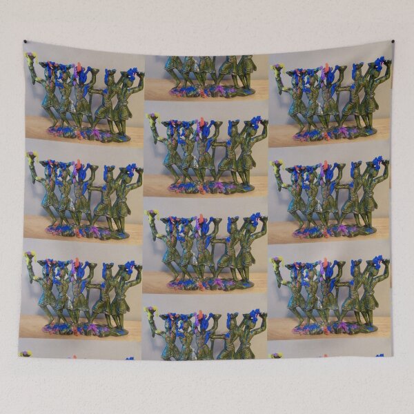 Item preview, My menorah after the eight candles have burned down designed and sold by Shulie1.