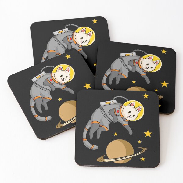Item preview, Cat Astronaut Floating in Space designed and sold by franktact.