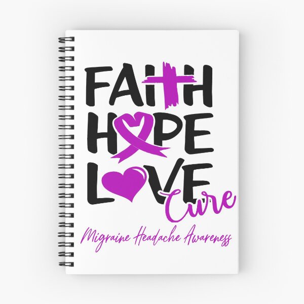 Item preview, Faith Hope Love Cure Migraine Headache Awareness designed and sold by Grooffos.