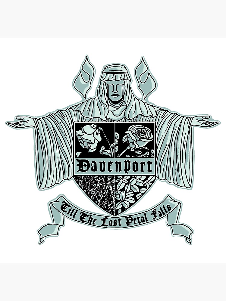 Thumbnail 3 of 3, Canvas Print, Davenport Family Crest in Sage designed and sold by BYOMech.